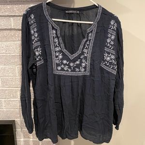 Abercrombie Peasant Top XL